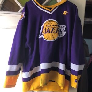 Purple and Yellow Los Angeles Lakers Jersey